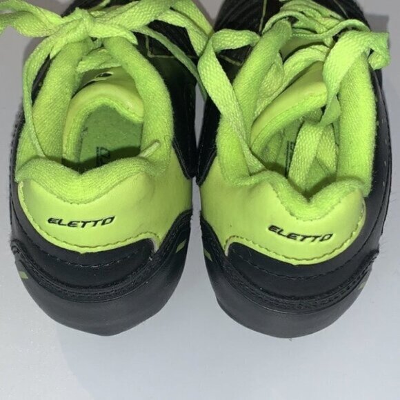 eletto black/green boys soccer shoes 12 - Picture 7 of 11